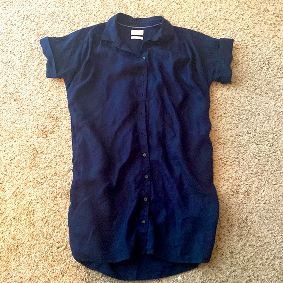 J Crew Linen Dress Medium - Picture 1 of 2